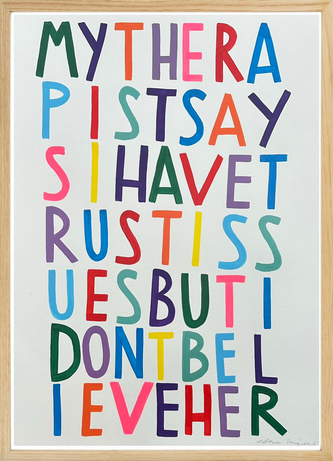 My Therapist Says