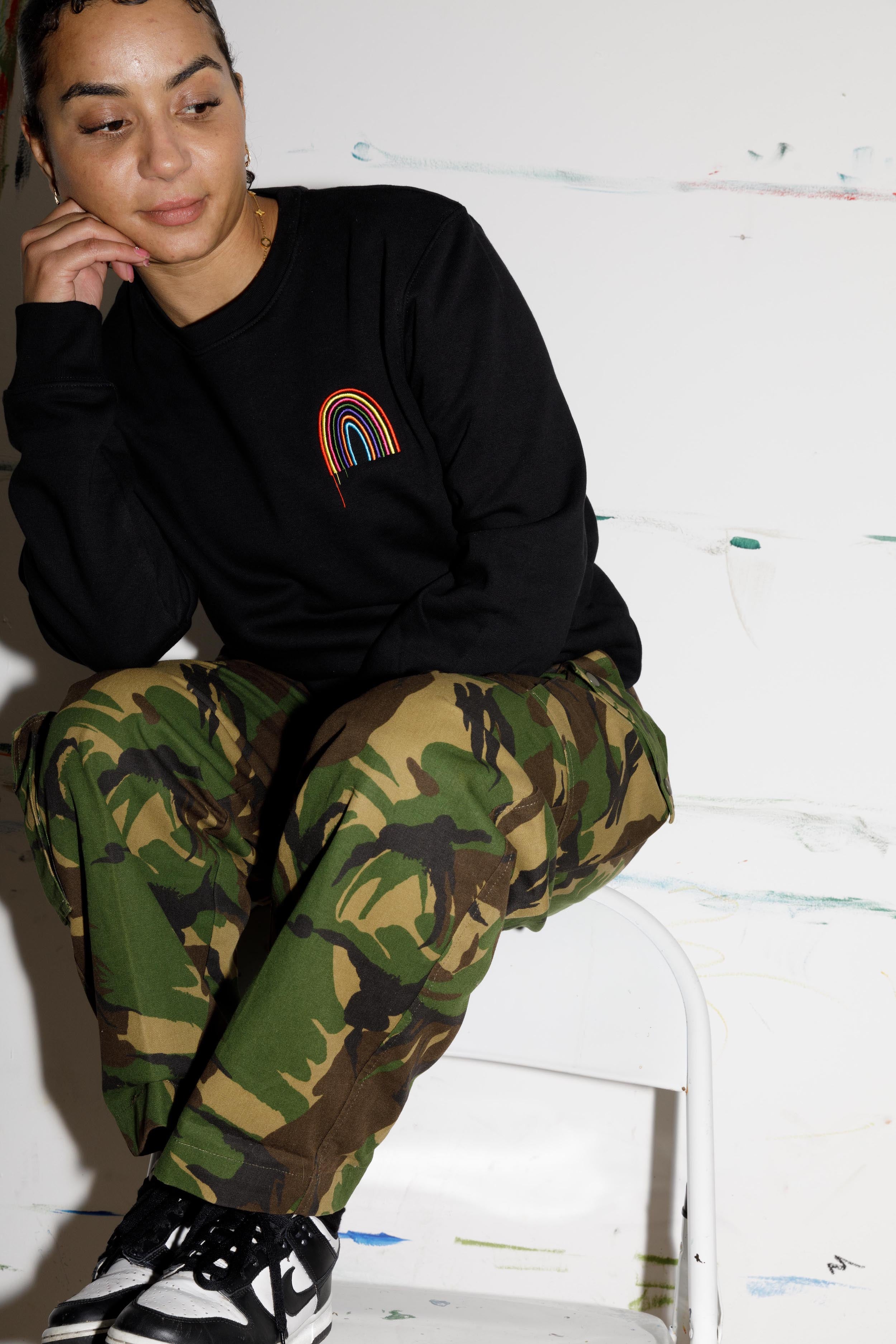 Rainbow Jumper (Black)