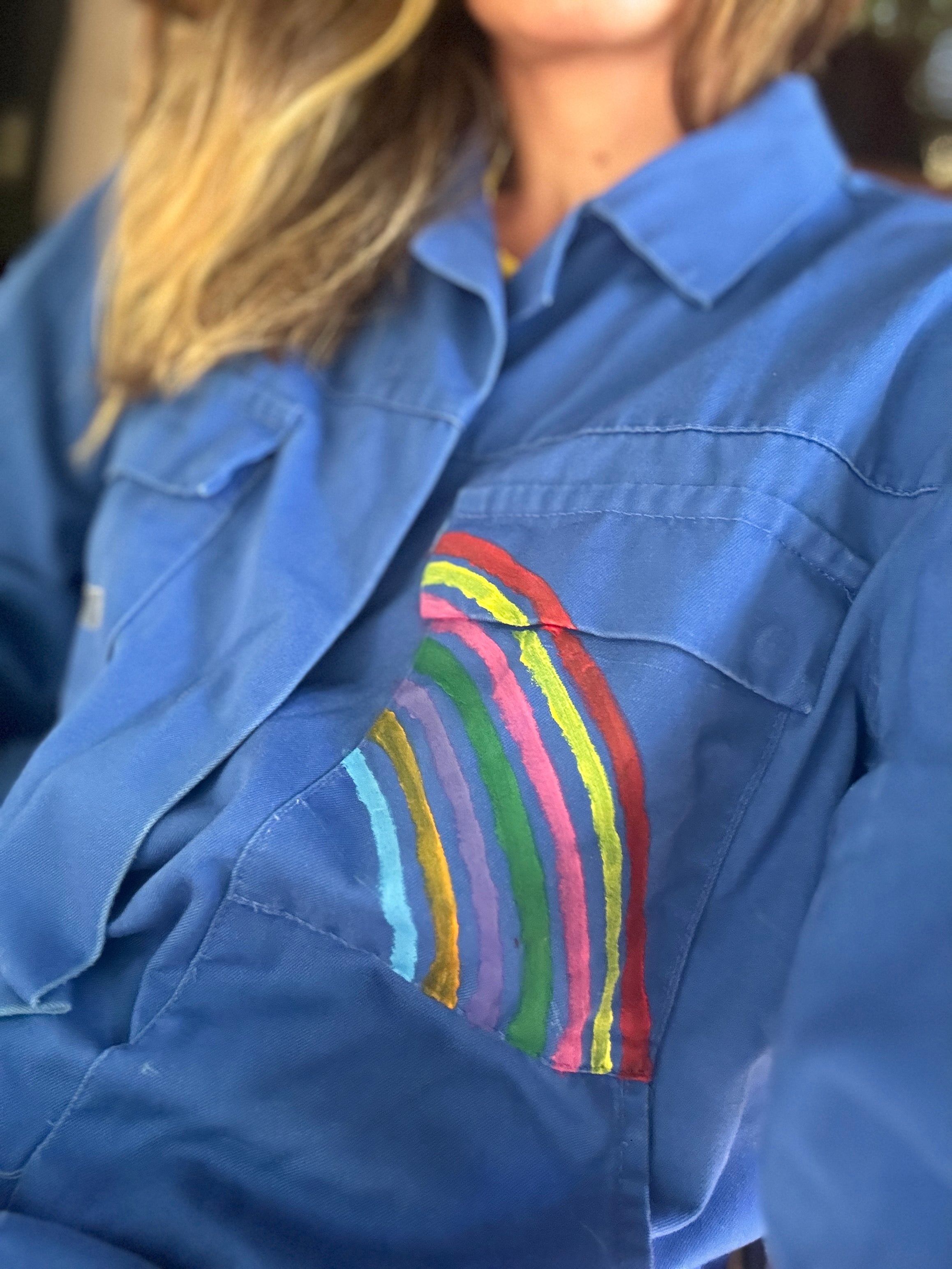 Hand Painted Vintage Work Jacket I