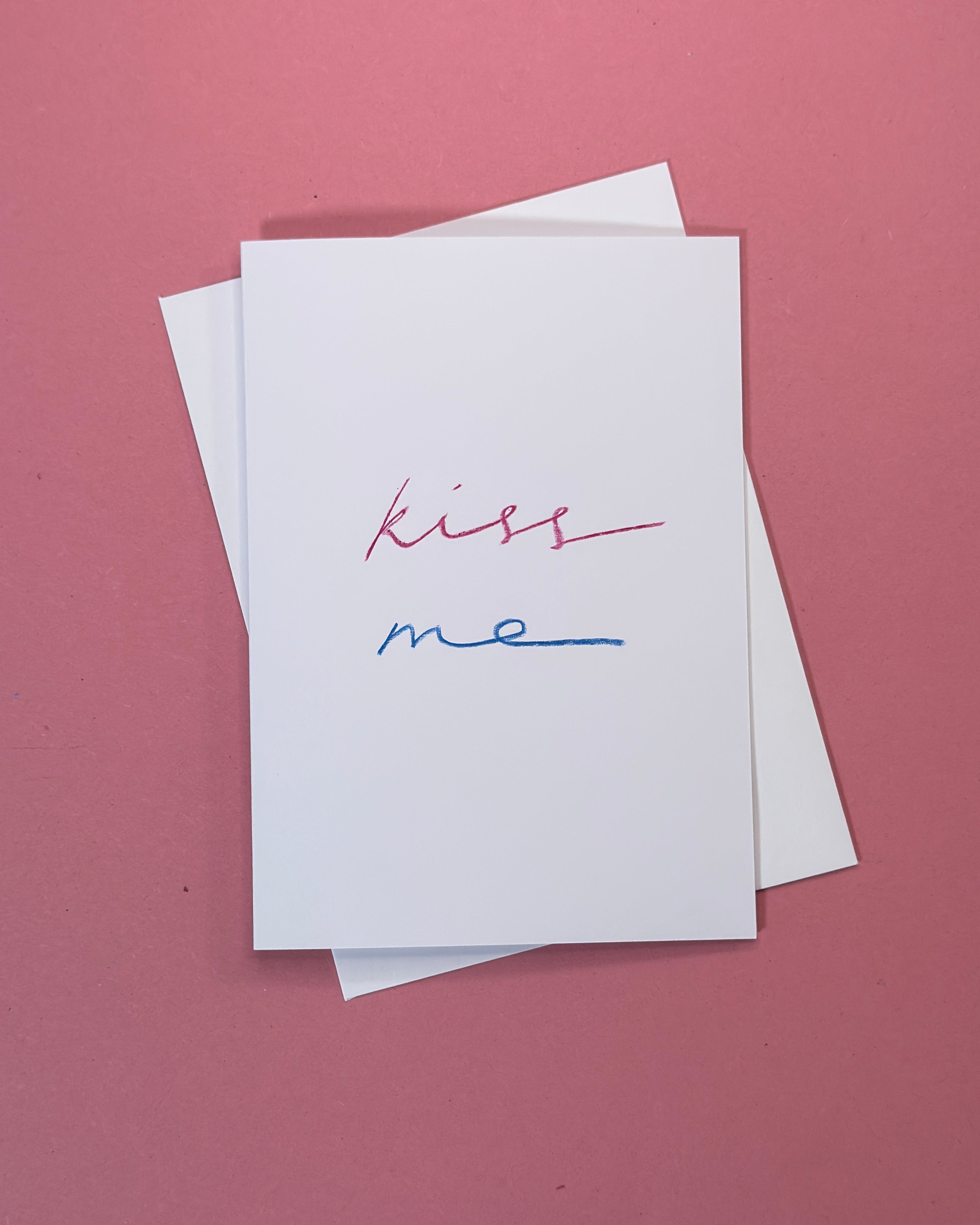 Kiss Me Card