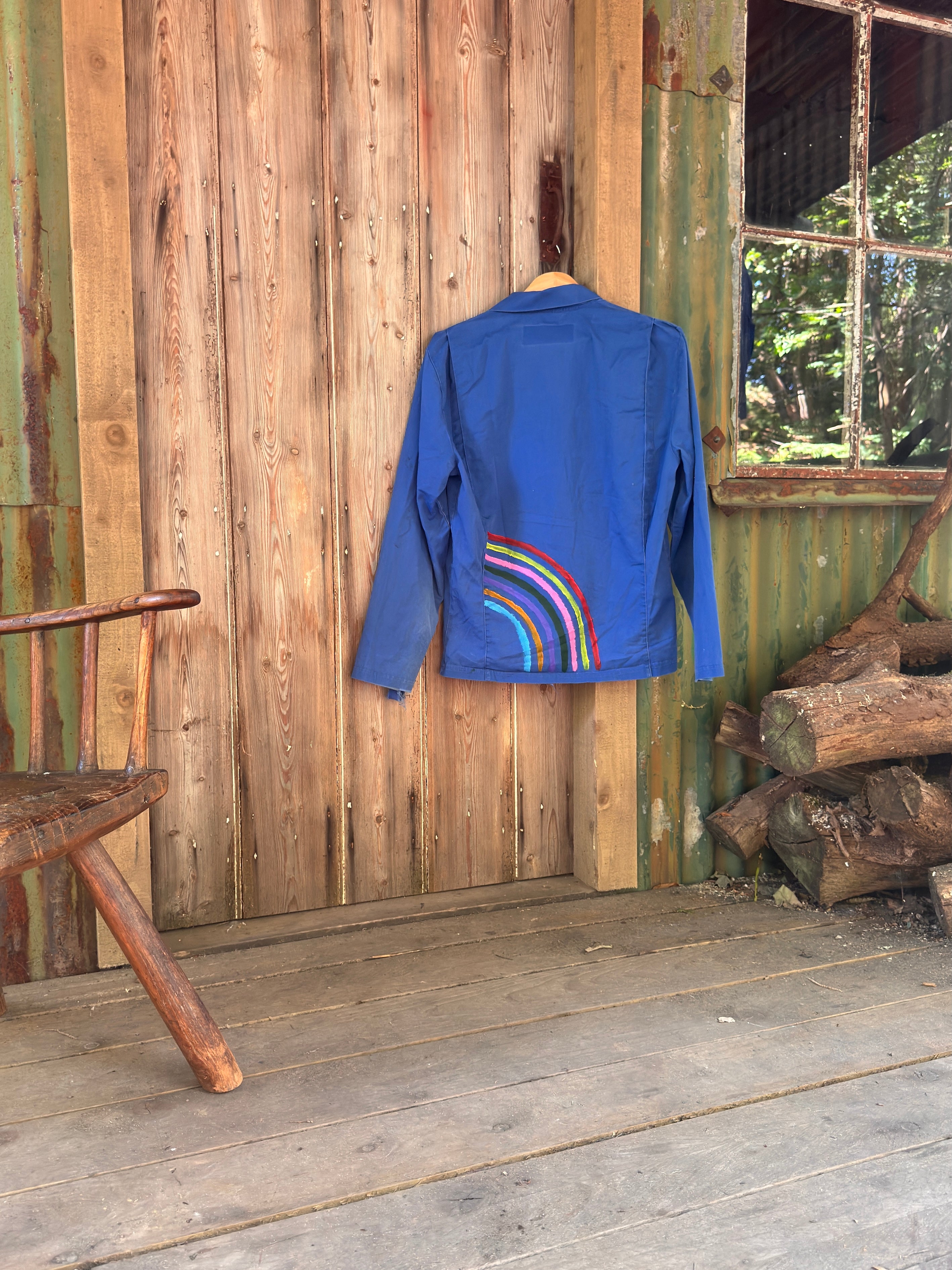 Hand Painted Vintage Work Jacket V