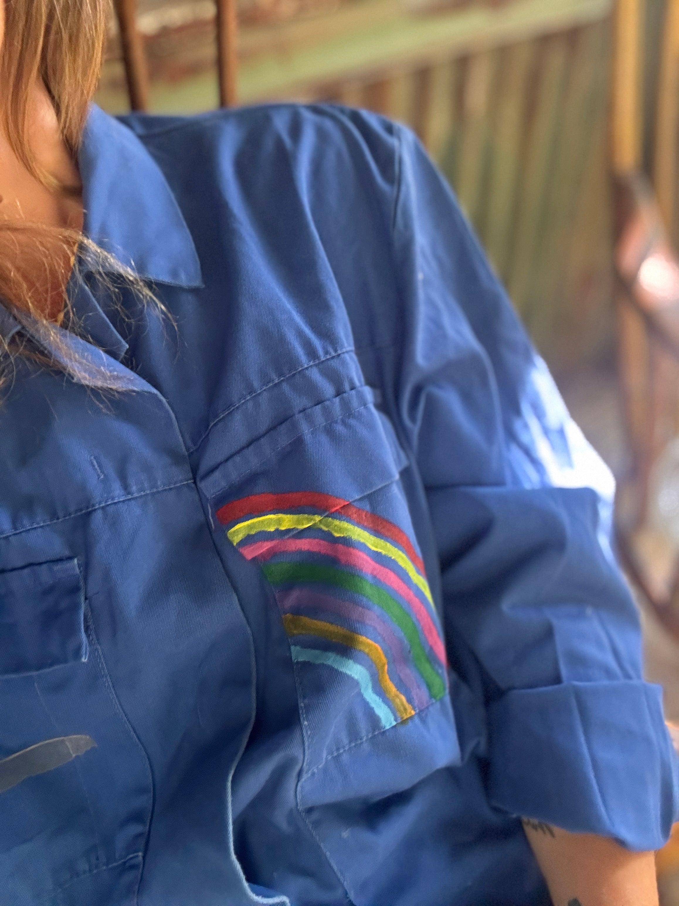 Hand Painted Vintage Work Jacket I