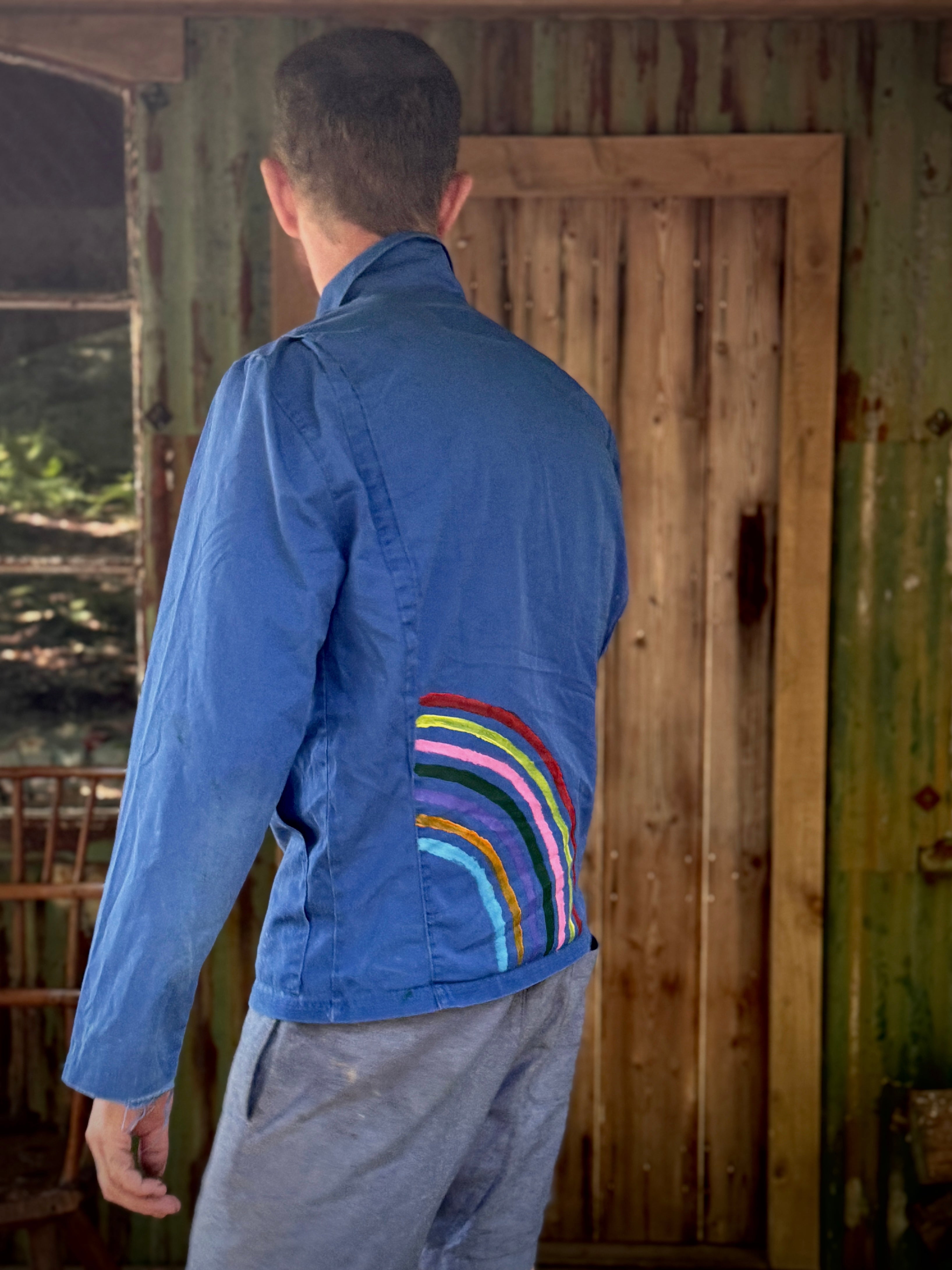 Hand Painted Vintage Work Jacket V