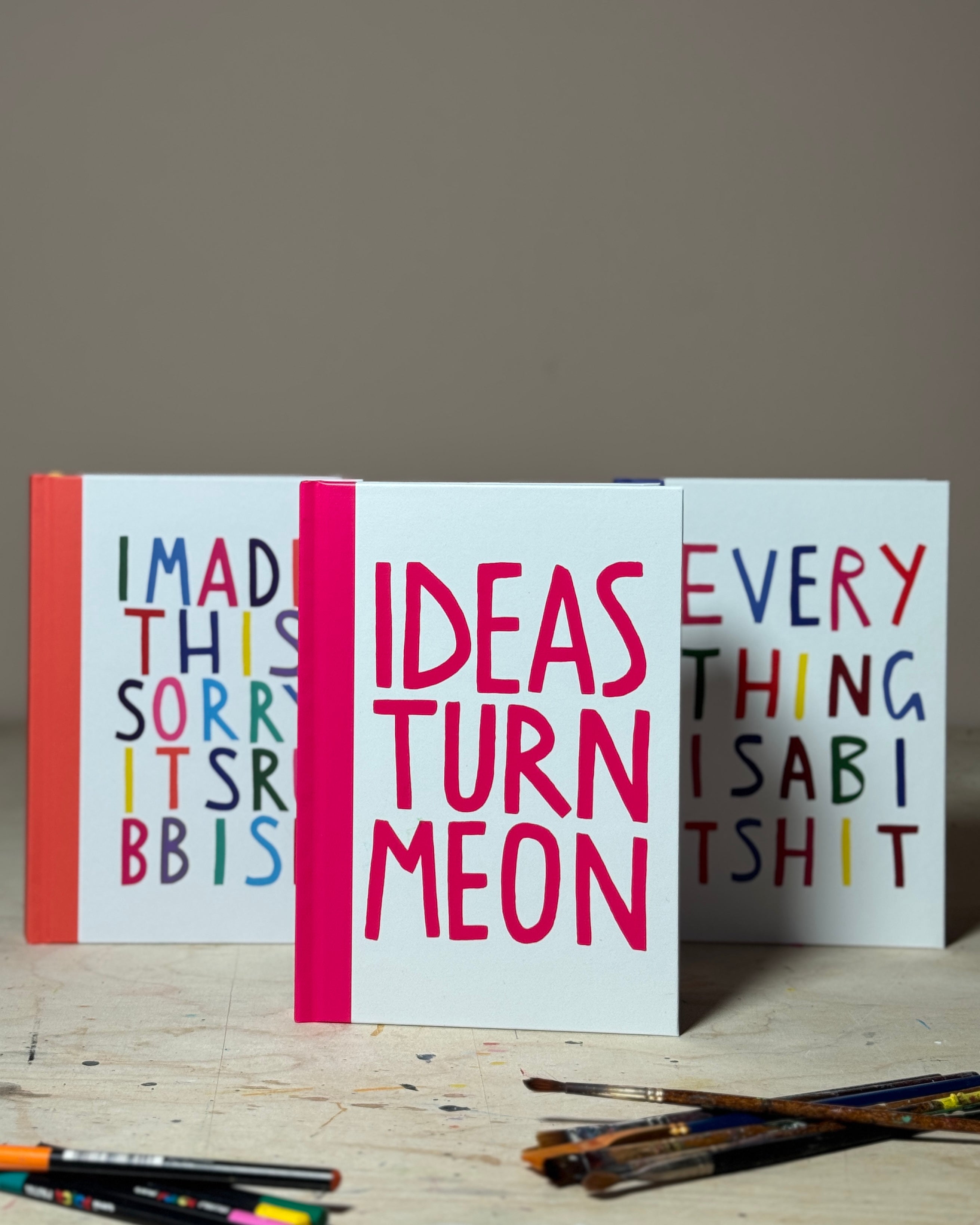Ideas Turn Me On Notebook